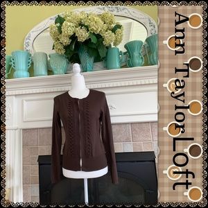 Ann Taylor Loft cardigan sweater, size S/P